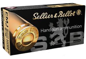 Sellier & Bellot 9mm Luger 115 Gr FMJ 50Rds