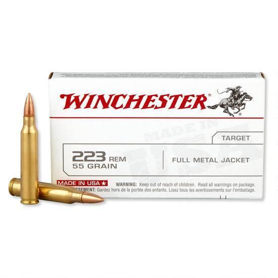  Winchester Lake City .223 Remington Fmj 55gr 20rds