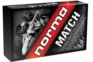 Norma USA Match .308 Winchester 168Gr Sierra MatchKing HPBT 20Rds