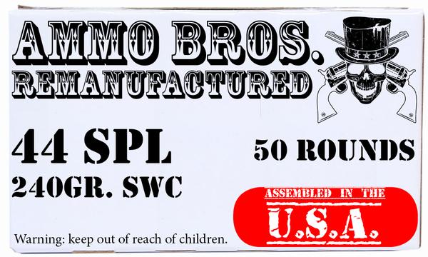  Ammo Bros New 44spl 240gr 50rds