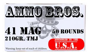 Ammo Bros New 41Mag 210gr tmj 50rds