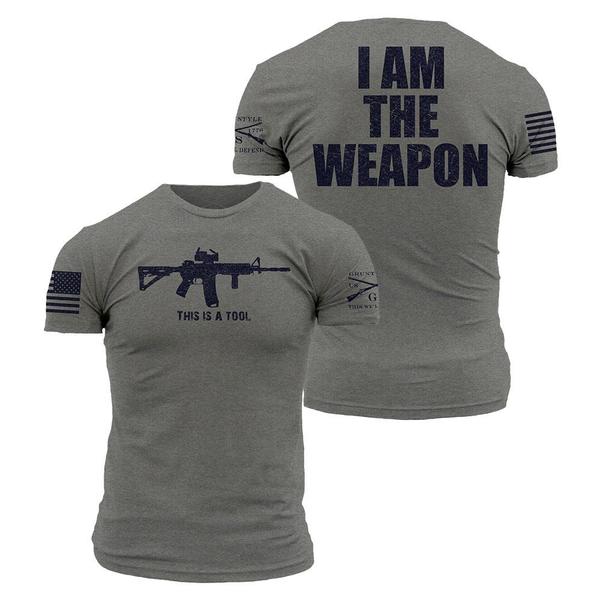  Grunt Style Men's T- Shirt - I Am The Weapon