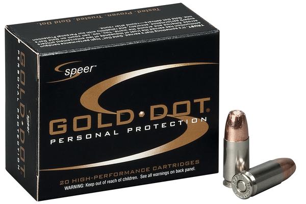  Speer Gold Dot Hp 9mm 115gr 20rd Box