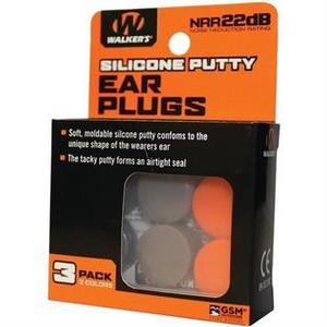 WALKER`S SILICONE PLUGS - ORANGE AND FDE