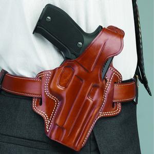 Galco FL286 Tan RH Fletch Belt Leather Holster For Glock 26 27 33