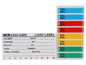 MTM Peel and Stick Reloader's Labels Rifle/Handgun Pack of 50 and Colored Box Stickers Pack of 48