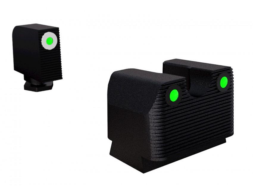  M.O.S.Night Sights For Glock 17/19 - White