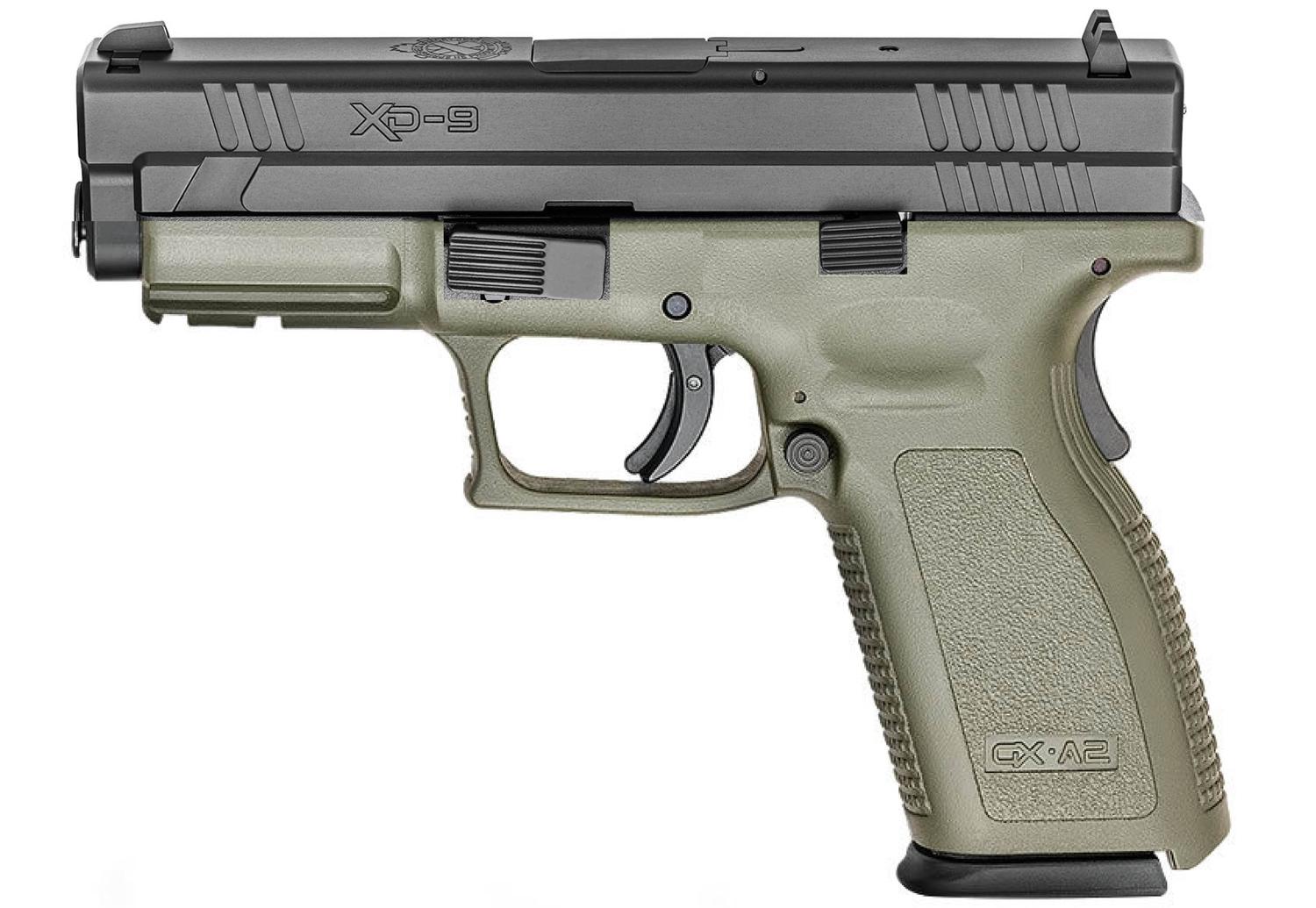  Xd- 9 9mm 4in - Od Green
