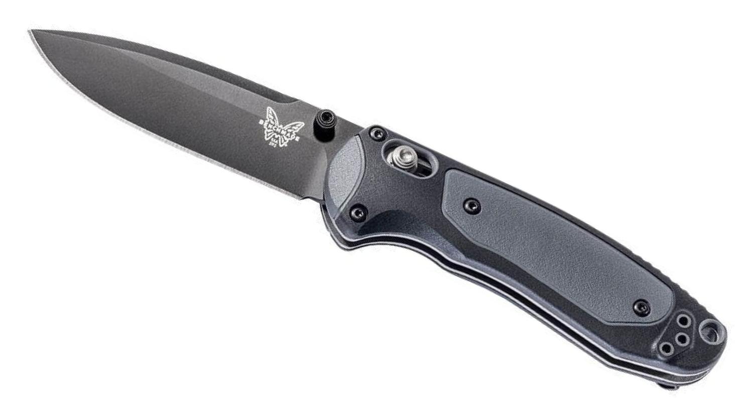  595 Mini Boost Assisted Folding Knife 3.11in S30v Black