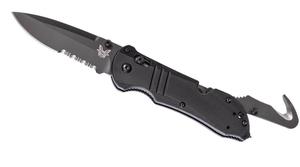 917 TACTICAL TRIAGE MANUAL FOLDING KNIFE 3.48IN S30V SERRATED BLACK