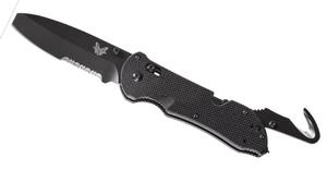 916 TRIAGE MANUAL FOLDING KNIFE 3.4IN N680 SERRATED BLACK