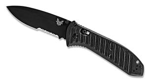 570 PRESIDIO II MANUAL FOLDING KNIFE 3.72IN S30V SERRATED BLACK