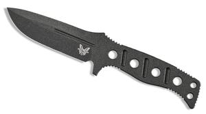 375 ADAMAS FIXED BLADE KNIFE 4.2IN CRUWEAR COBALT BLACK