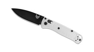 533 MINI BUGOUT MANUAL FOLDING KNIFE 2.82IN S30V BLACK - WHITE HANDLE