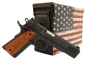 1911-A1 45ACP 5IN 8RD W/ US FLAG AMMO CAN - RWB