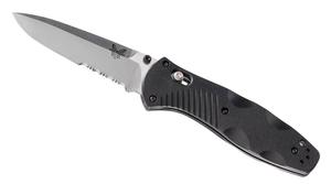 580 BARRAGE ASSISTED FOLDING KNIFE 3.6IN 154CM SERRATED SATIN