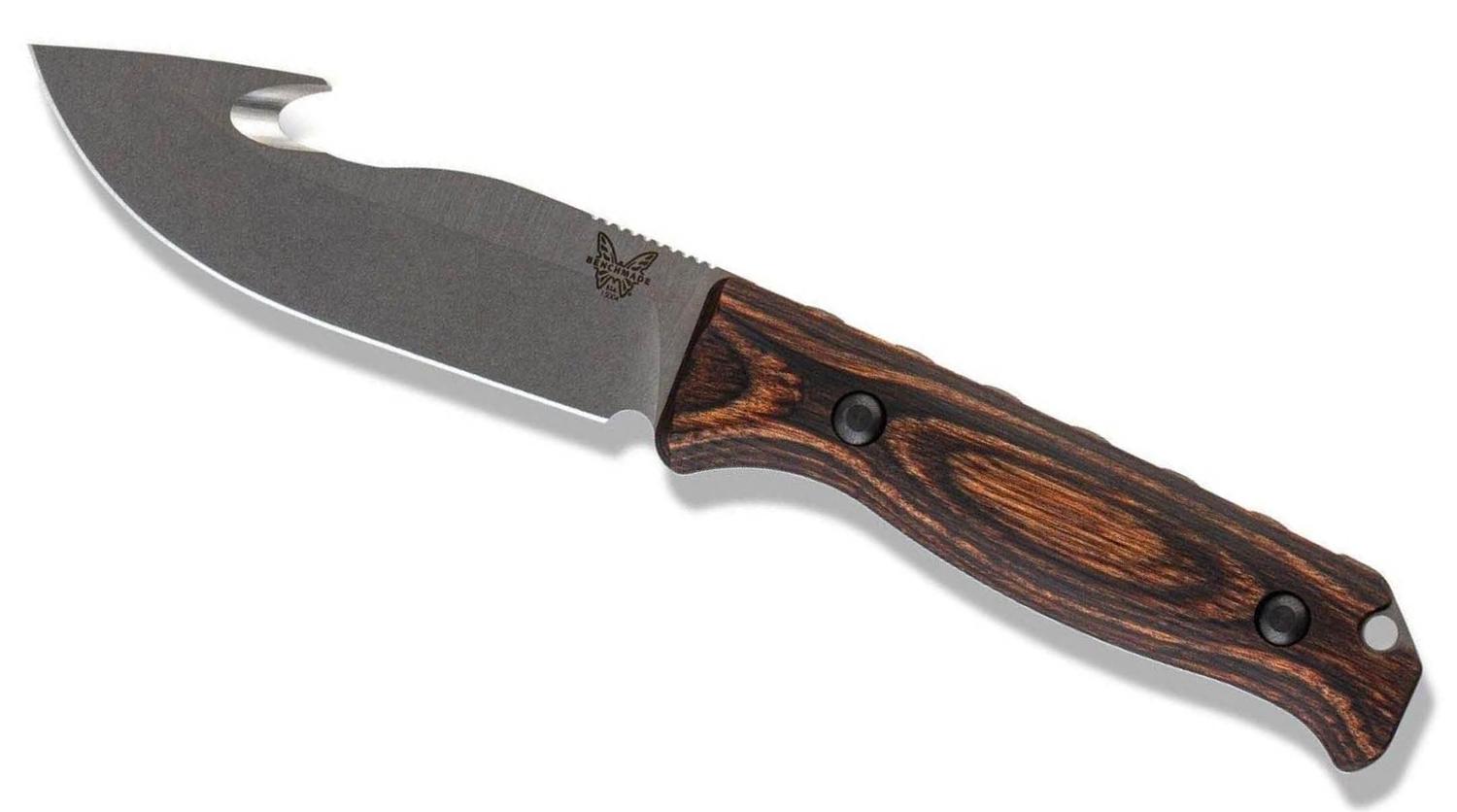  15004 Saddle Mountain Skinner Fixed Blade Knife 4.3in S30v Satin