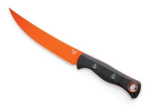 15500 MEATCRAFTER FIXED BLADE KNIFE 6.08IN S45VN ORANGE/CARBON FIBER