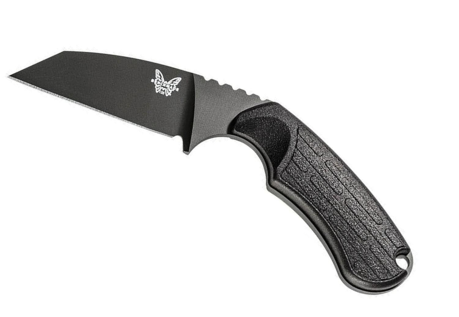  125 Azeria Fixed Blade Knife 2.9in N680 Black/Black