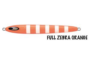 Semi Long Jig 160g Full Zebra Orange