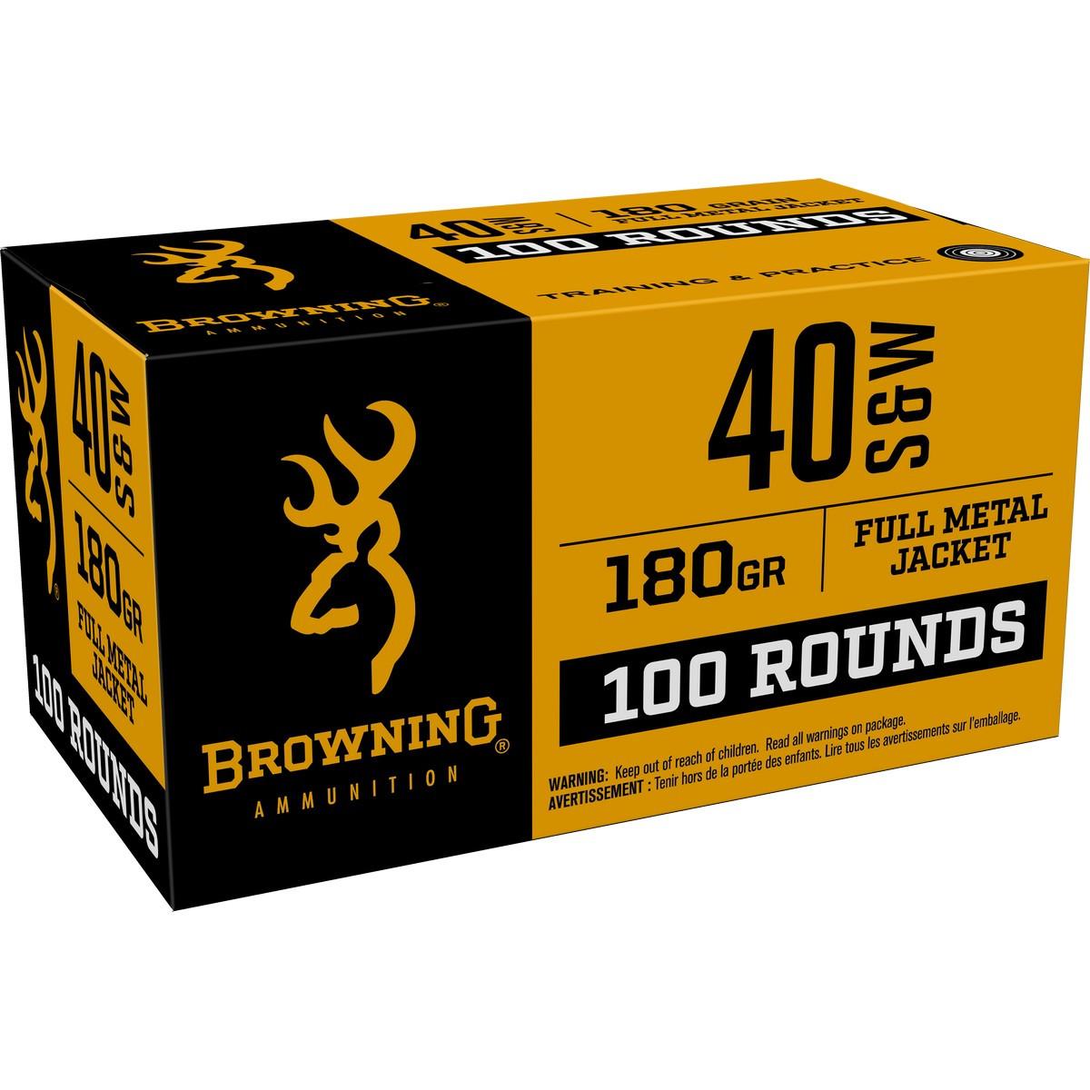  Browning Training Practice 40sw 180gr 100rds
