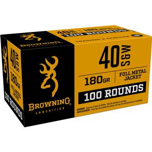 BROWNING TRAINING  PRACTICE 40SW 180GR 100RDS