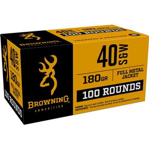 TRAINING/PRACTICE 40SW 180GR 100RD BOX