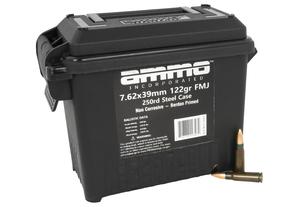 SIGNATURE 7.62X39 STEEL CASE 122GR. FMJ 250RD CAN