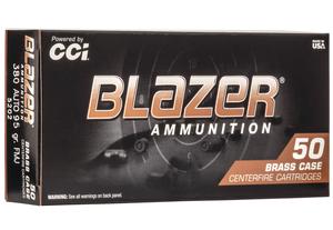 BLAZER BRASS 380ACP 95GR. FMJ 50RD BOX