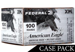 AMERICAN EAGLE 5.56X45 55GR. FMJ-BT 500RD CASE