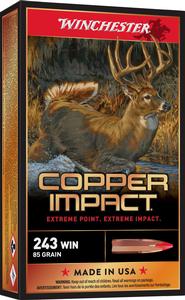 COPPER IMPACT .243WIN 85GR. CEP 20RD BOX