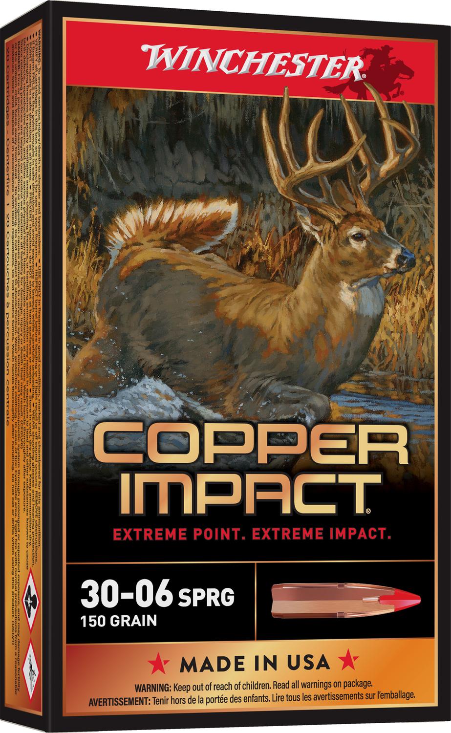 COPPER IMPACT .30-06 150GR. CEP 20RD BOX