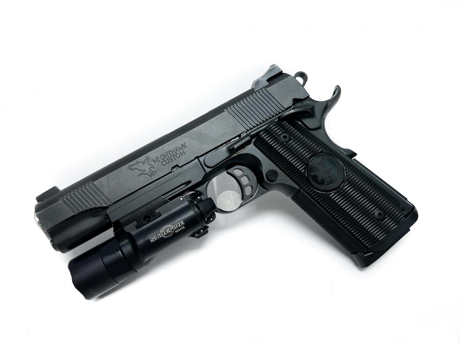 Ammo Bros NIGHTHAWK CUSTOM NIGHTHAWK GRP W/ RAIL + SUREFIRE X300