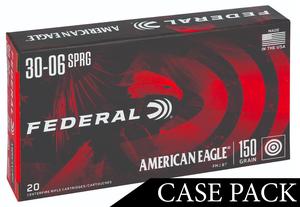 AMERICAN EAGLE 30-06 150GR. FMJBT 500RD CASE
