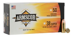 USA 38 SUPER 125GR FMJ 50RD BOX