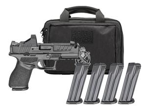 Echelon 9mm 4in Compensated Compact - Black W/ Gear Pac