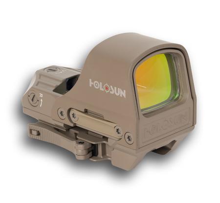 510 Solar Reflex Sight Fde- Red Circle/dot
