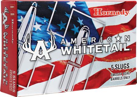 American Whitetail -  12ga Rifled Slug 1oz 5rd Box