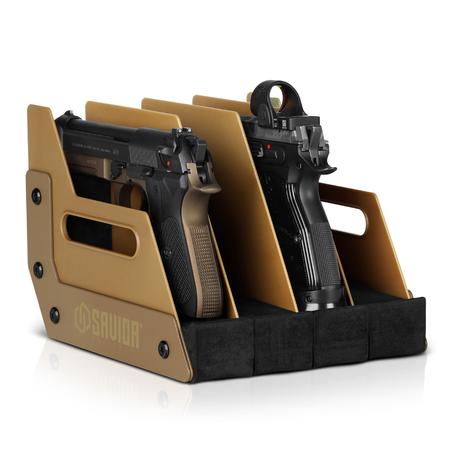 4-slot Pistol Rack Tan