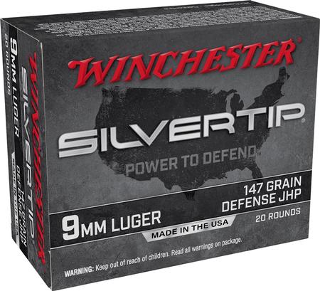 Silvertip 9mm 147gr. Jhp 20rd Box