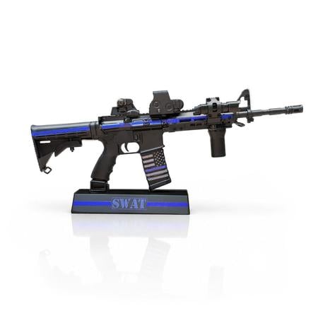 Ar15 1:3 Scale Model - Thin Blue Line/swat