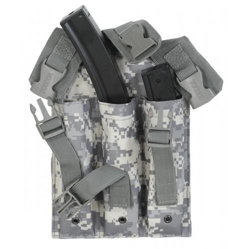 Borchia Porta Caricatori Tattici MP5/MP7 Con Gancio E Anello – Nylon, Per Gilet E Pettorine - Foto 3