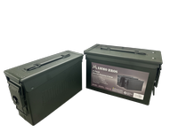 2 ammo cans side by side, top view